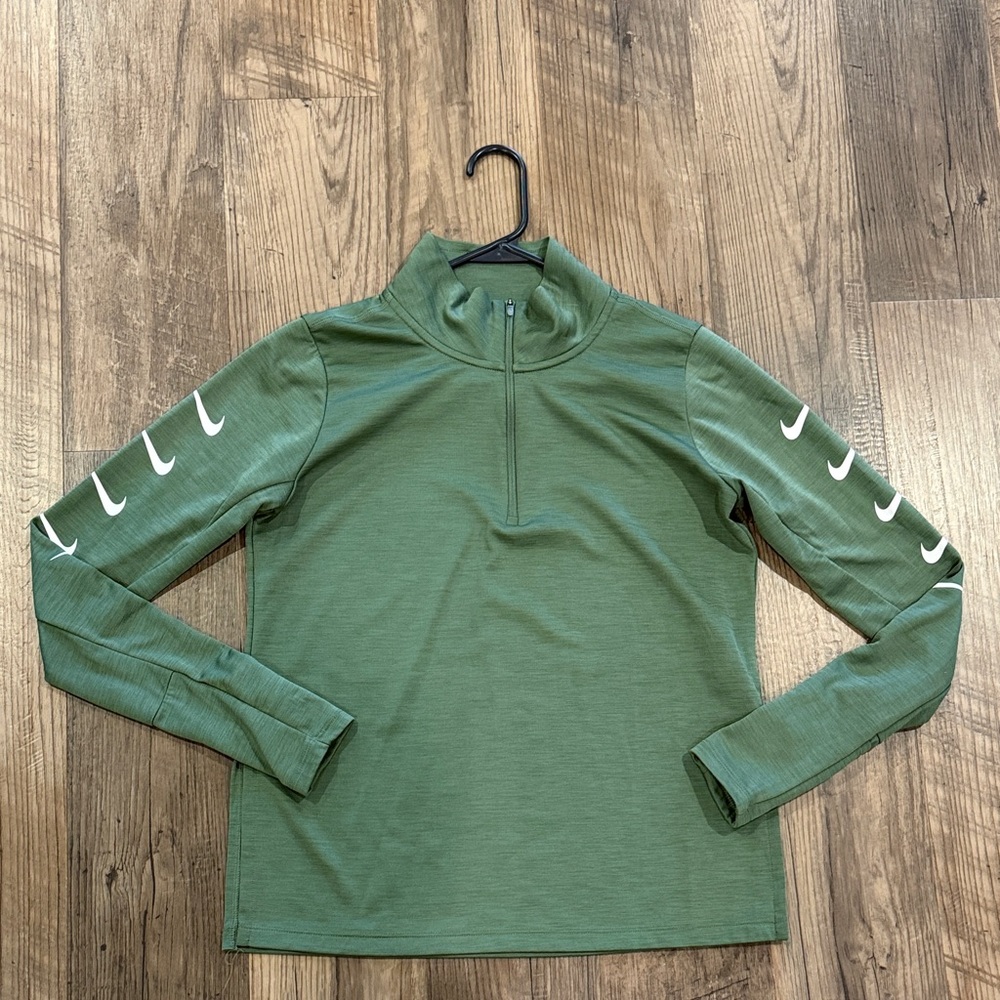 Nike Green Half-Zip Pullover Women’s Small